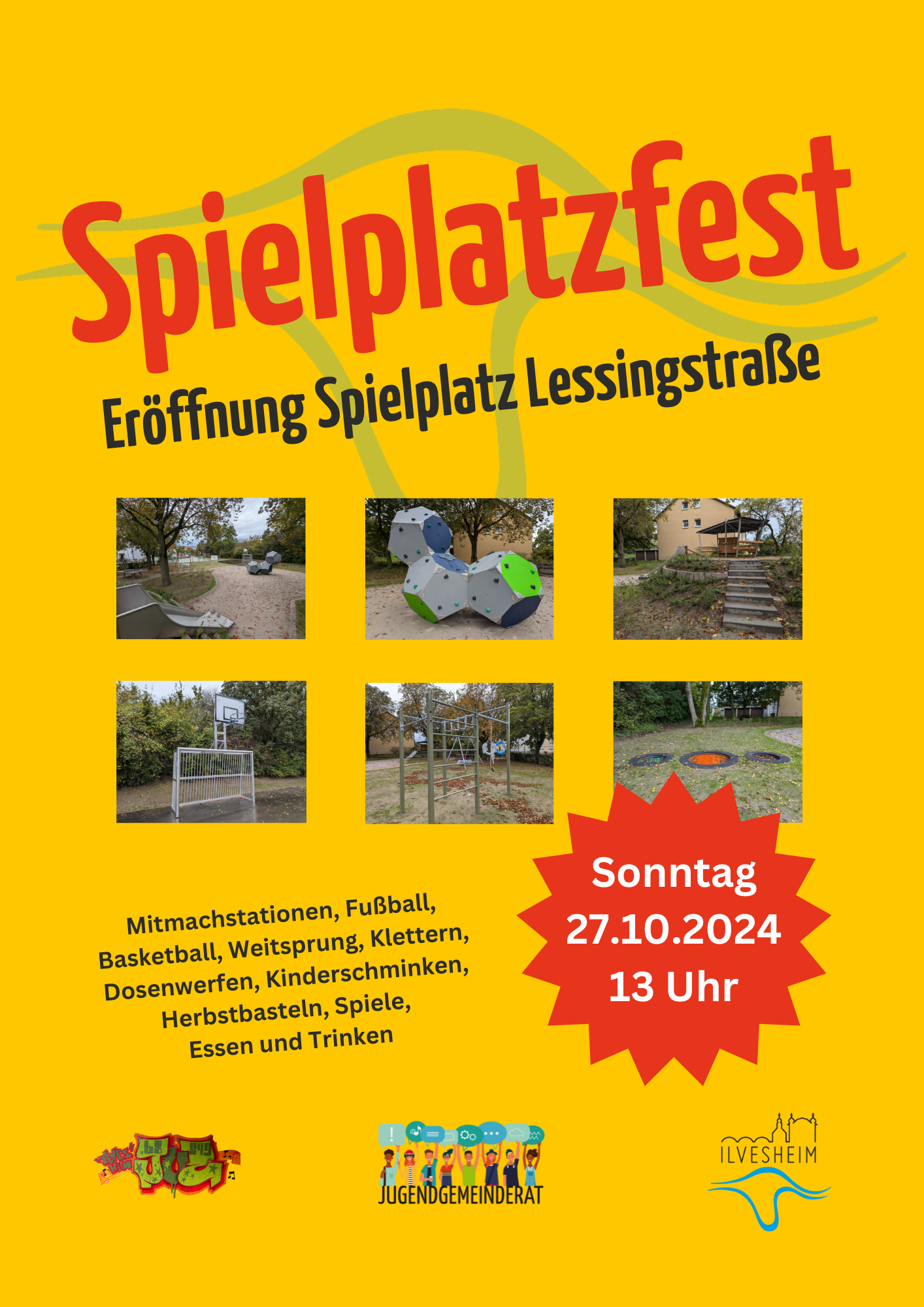 Spielplatzfest: Eröffnung Spielplatz Lessingstraße